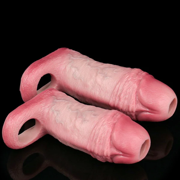 Open End Cock Sleeve Lifelike Design 5.6 Inches