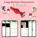 Plug Anal Diamond Vibrating & Remote 5.7 Inches
