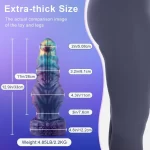 Poison Dragon Spiral Huge Dildo 13 Inches