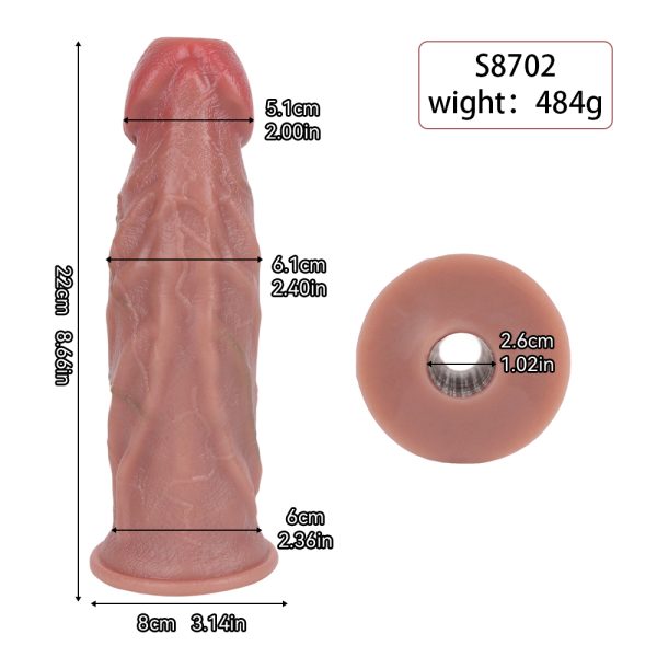 Realistic Ovipositor Dildo Manual Design 8 Inches