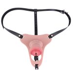 Short Chasity Cage Realistic Strap On 4 Inches