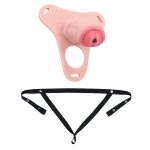 Short Chasity Cage Realistic Strap On 4 Inches
