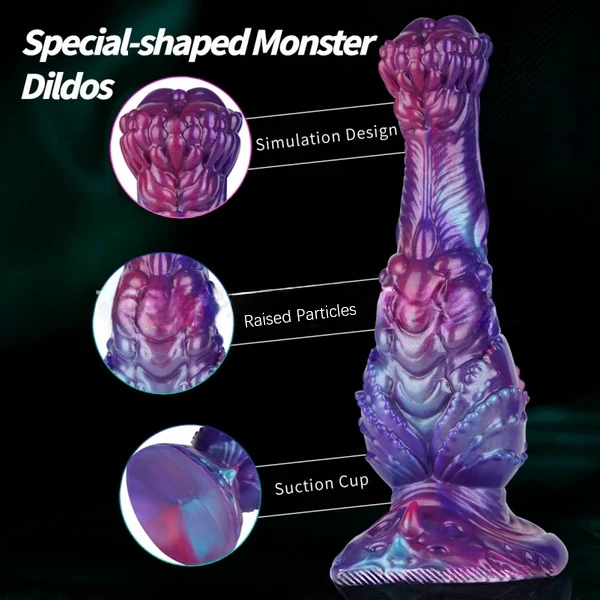 Skeleton Horse - Vibrant Color Dildo 8.8 Inches