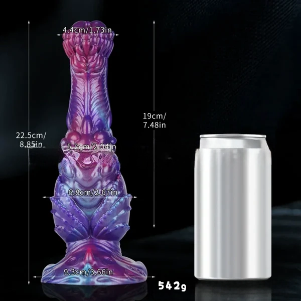 Skeleton Horse - Vibrant Color Dildo 8.8 Inches
