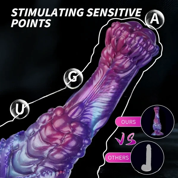 Skeleton Horse - Vibrant Color Dildo 8.8 Inches