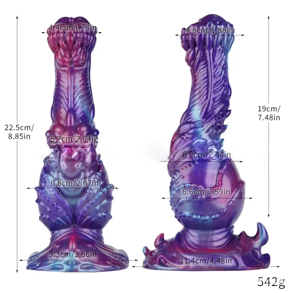 Skeleton Horse - Vibrant Color Dildo 8.8 Inches