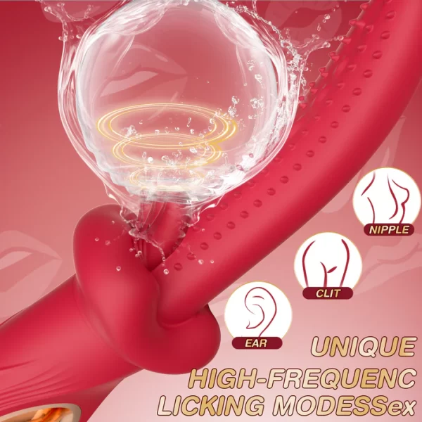Spiked Tongue Vibrator for G-Spot & Clit