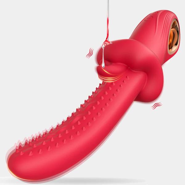 Spiked Tongue Vibrator for G-Spot & Clit