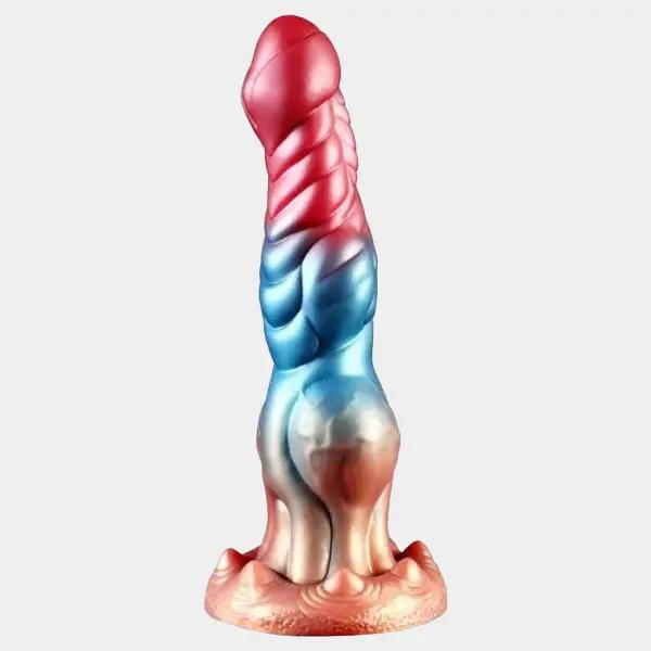 Thrusting Fantasy Dildo Dragon Style 10 Inches