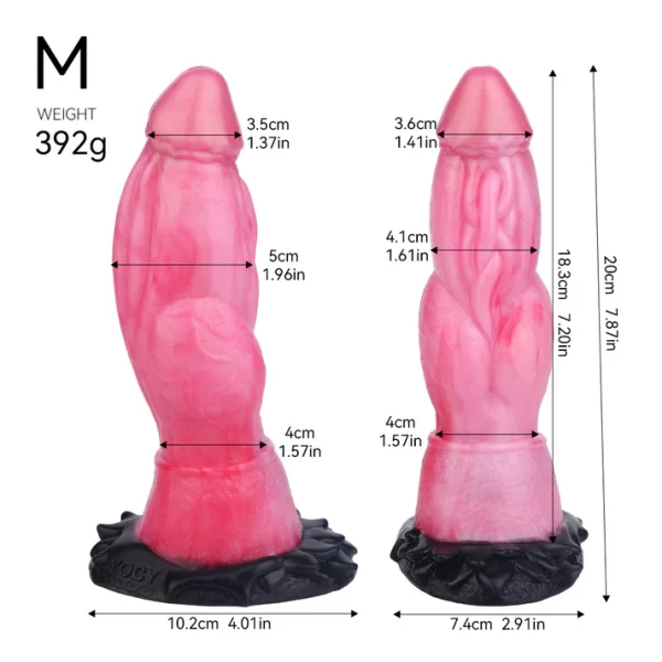 Werewolf Dildo Premium Silicone 3 Sizes