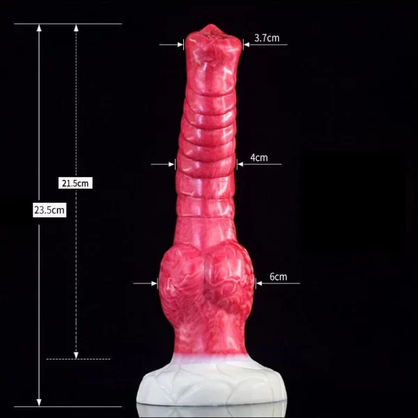 Horse Cock Strapon 9.3 Inches Liquid Silicone