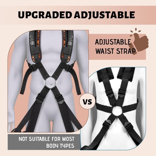 Leopard Print Bondage Gear Adjustable Design
