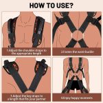 Leopard Print Bondage Gear Adjustable Design