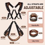 Leopard Print Bondage Gear Adjustable Design