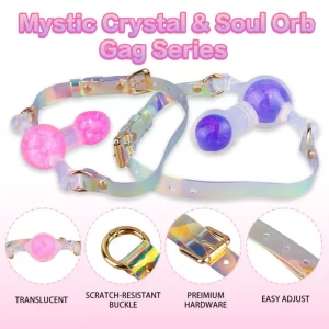 Anesidora Crystal Dildo Gag With Premium Silicone