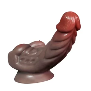 3D Muscle Man Dildo Liquid Silicone 8 Inches