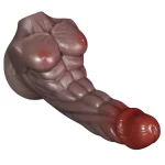3D Muscle Man Dildo Liquid Silicone 8 Inches
