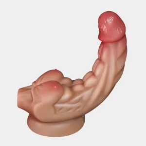 3D Muscle Man Dildo Liquid Silicone 8 Inches