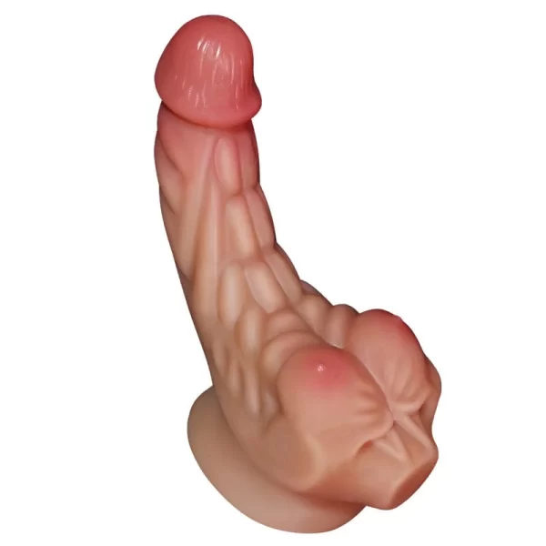 3D Muscle Man Dildo Liquid Silicone 8 Inches