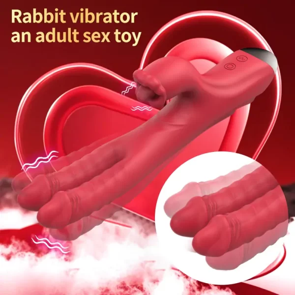 Anesidora Dual Head Vibrator Rabbit Design
