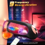 App Remote Control Vibrating Glans Massager and Penis Ring