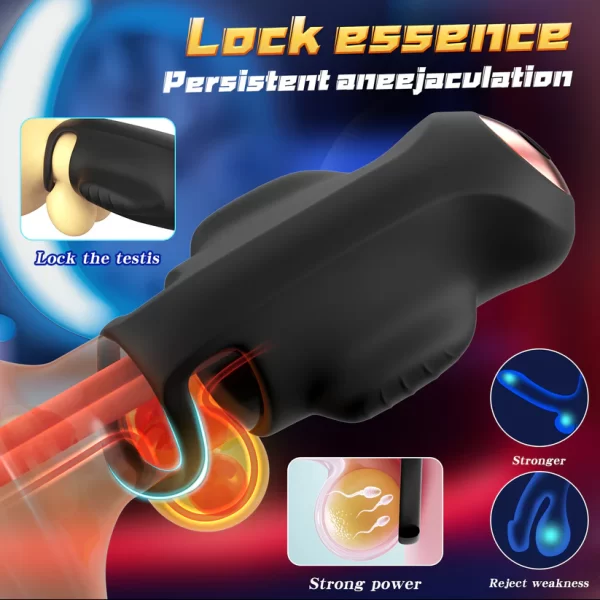 App Remote Control Vibrating Glans Massager and Penis Ring