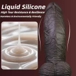 Big Black Realistic Dildo Huge Design 13 Inches