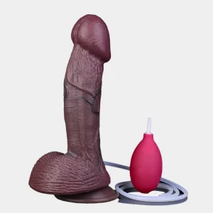 Circumcised Dildo Huge Black 9.7 Inches