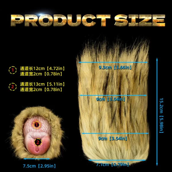 Coyote Animal Pussy Male Stroker