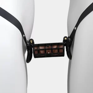 Double End Chastity Cage With Adjustable Rings