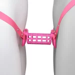 Double End Chastity Cage With Adjustable Rings
