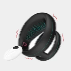 Dual Loop Vibrating Cock Ring With Remote Control