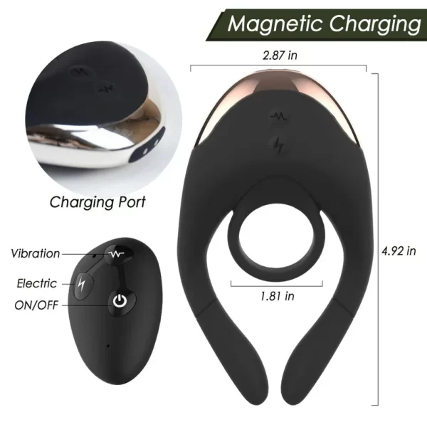 Electric Shock Penis Ring With Remote
