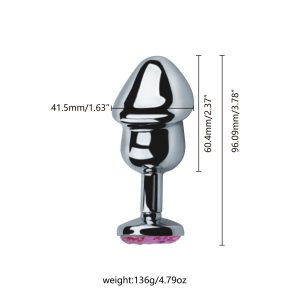 Hello Kitty Dildo Shape metal Butt plug (2)