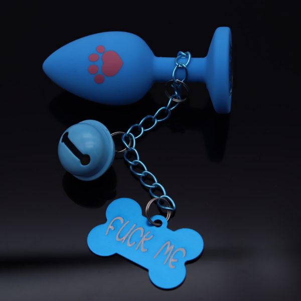 Hello Kitty Silicone Butt Plug With Custom Sign