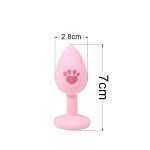 Hello Kitty Silicone Butt Plug With Custom Sign
