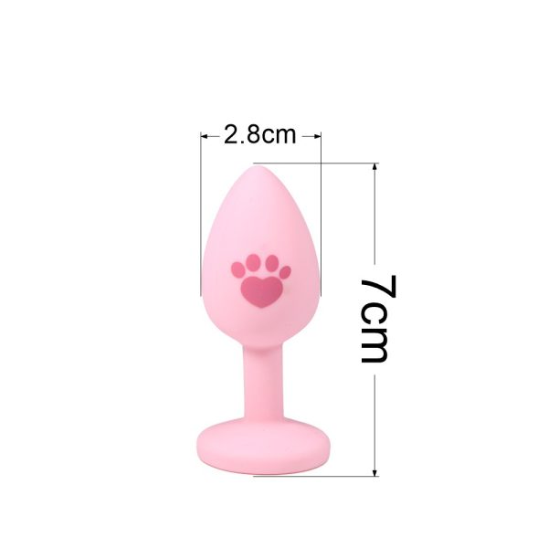 Hello Kitty Silicone Butt Plug With Custom Sign