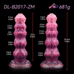 Inflatable Monster Dildo Knotted Design 8.5 Inches
