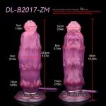 Inflatable Monster Dildo Knotted Design 8.5 Inches