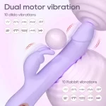 Lilac Rabbit G Rabbit Vibrator With Rotating Beads Gen 2