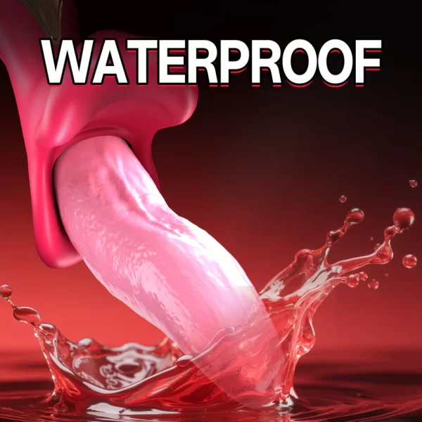 New Upgrade Rose Tongue Vibrator Premium Liquid Silicone