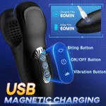 Pliers Shape Penis Vibrator Trainer