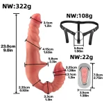 Spiral Fantasy Strapless Dildo With Strap