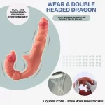 Spiral Fantasy Strapless Dildo With Strap