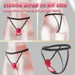 Strap on Clit Vibrator Rose Design
