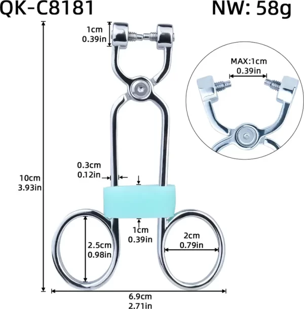 Anesidora Medical-Grade Metal Nipple Clamps