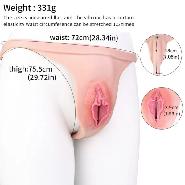 Anesidora Wearable Pussy Thong With Premium Silicone