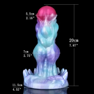 Borealis - Ice Dragon Dildo 7.87 Inches With Strap