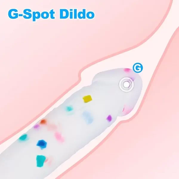 Confetti Dildo With Strap on for Lesbian