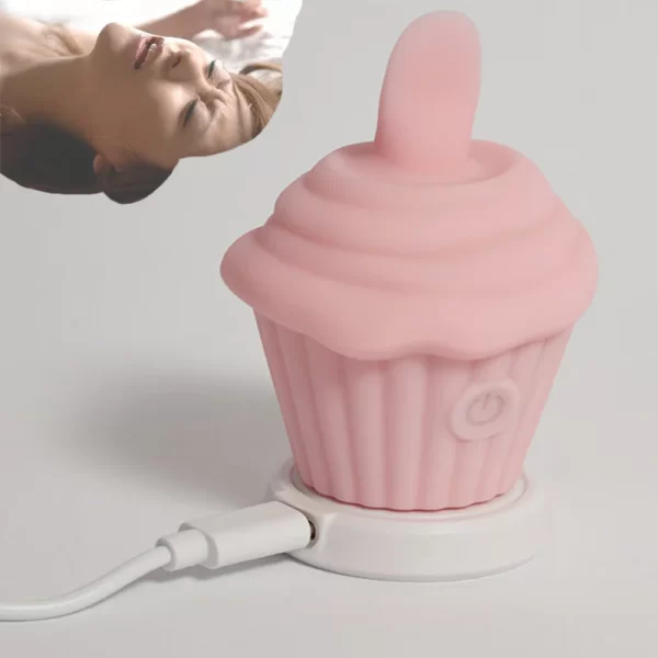 Cupcake Vibrator Licking Cute Design